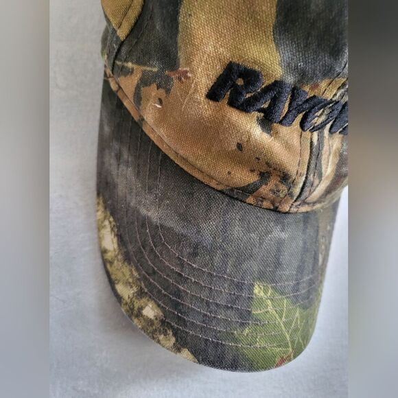 Vintage Rayovac Mossy Oak Camoflauge Velcro Back Baseball Cap - Picture 2 of 10